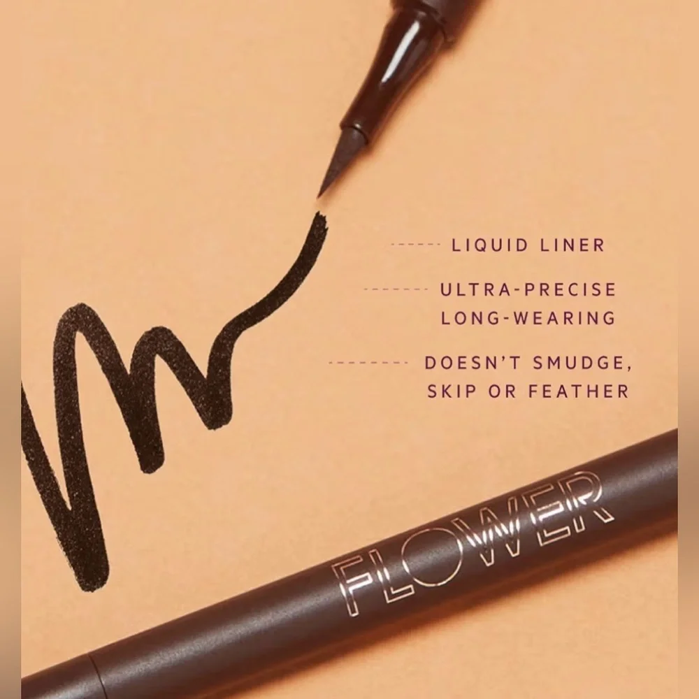 FLOWER Beauty Forever Wear Winged Liner - Dark &‎ Stormy